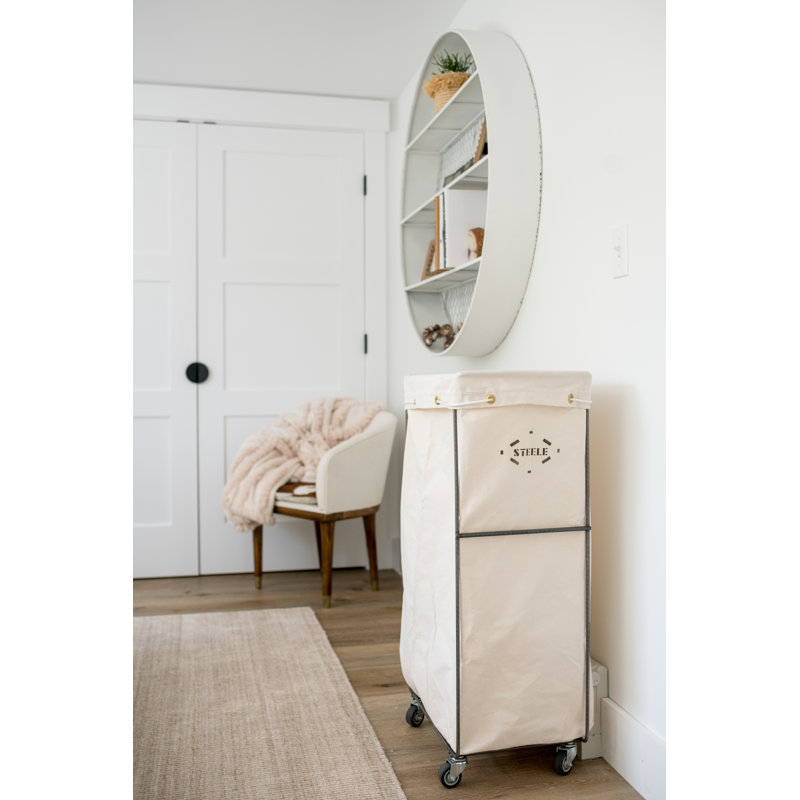 Steele Canvas Basket Small Bag Caddie - Casters & Reviews | Wayfair